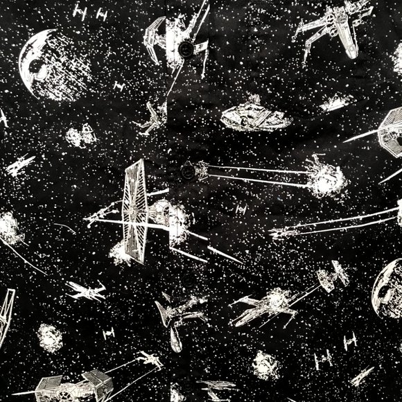 Star Wars 100% Cotton Button Down Shirt - Picture 8 of 8